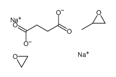 甲基环氧乙烷与环氧乙烷和二丁二酸氢钠的聚合物结构式