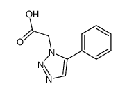 2-(5-phenyl-1H-1,2,3-triazol-1-yl)acetic acid Structure