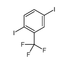 1,4-Diiodo-2-(trifluoromethyl)benzene结构式