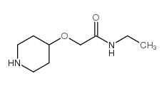 N-乙基-2-(4-哌啶基氧)乙酰胺图片