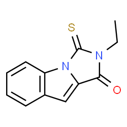 1H-Imidazo[1,5-a]indol-1-one,2-ethyl-2,3-dihydro-3-thioxo-(9CI)结构式