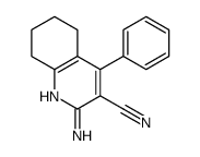 2-amino-4-phenyl-5,6,7,8-tetrahydroquinoline-3-carbonitrile结构式