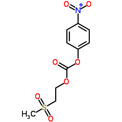 2-(Methylsulfonyl)ethyl 4-nitrophenyl carbonate structure