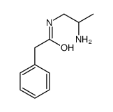 N-(2-aminopropyl)-2-phenylacetamide结构式