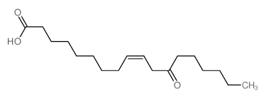 9-Octadecenoic acid,12-oxo-, (9Z)- Structure