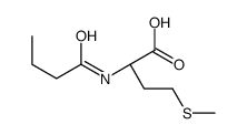 N-(1-oxobutyl)-L-methionine结构式