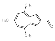 4,6,8-trimethylazulene-2-carbaldehyde结构式