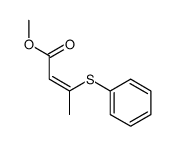 methyl (Z)-3-phenylthio-2-butenoate Structure