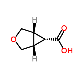 trans-3-oxabicyclo[3.1.0]hexane-6-carboxylic acid structure