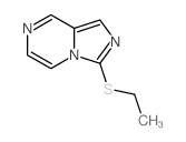 Imidazo[1,5-a]pyrazine,3-(ethylthio)- Structure