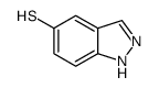 1H-吲唑-5-硫醇结构式