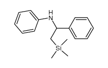 N-(α-Phenyl-β-trimethylsilylaethyl)-anilin Structure