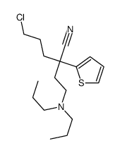 α-(3-Chloropropyl)-α-[2-(dipropylamino)ethyl]-2-thiopheneacetonitrile Structure