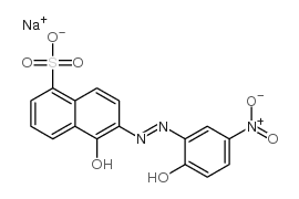 sodium 5-hydroxy-6-[(2-hydroxy-5-nitrophenyl)azo]naphthalene-1-sulphonate picture