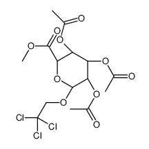 Trichloroethyl β-D-Glucopyranosiduronic Acid Methyl Ester Triacetate结构式