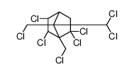 (1R,2R,4R)-2,3,5,5-tetrachloro-4,7-bis(chloromethyl)-7-(dichloromethyl)bicyclo[2.2.1]heptane结构式