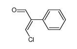 (E)-α-Phenyl-β-chloracrylaldehyd Structure