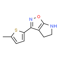 4H-Pyrrolo[3,2-d]isoxazole,5,6-dihydro-3-(5-methyl-2-thienyl)-(9CI)结构式