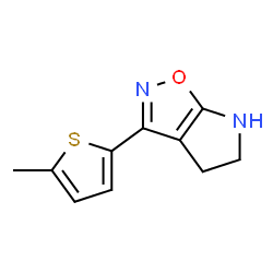 4H-Pyrrolo[3,2-d]isoxazole,5,6-dihydro-3-(5-methyl-2-thienyl)-(9CI) structure