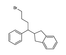 2-(4-bromo-1-phenylbutyl)-2,3-dihydro-1H-indene Structure