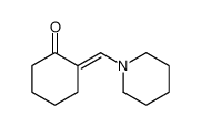 2-(piperidin-1-ylmethylidene)cyclohexan-1-one Structure