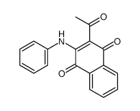 2-acetyl-3-anilinonaphthalene-1,4-dione结构式