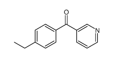 (4-ethylphenyl)-pyridin-3-ylmethanone structure