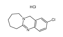 2-chloro-6,7,8,9,10,12-hexahydroazepino[2,1-b]quinazoline, HCl salt结构式