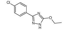 5-(4-chlorophenyl)-3-ethoxy-1H-1,2,4-triazole Structure