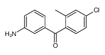 (3-aminophenyl)-(4-chloro-2-methylphenyl)methanone Structure