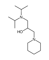 1-diisopropylamino-3-piperidin-1-yl-propan-2-ol结构式