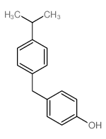 Phenol,4-[[4-(1-methylethyl)phenyl]methyl]-结构式