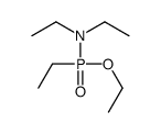N-[ethoxy(ethyl)phosphoryl]-N-ethylethanamine结构式