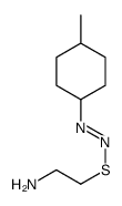 2-[[(4-Methylcyclohexyl)azo]thio]ethanamine结构式