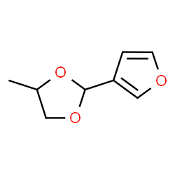 1,3-Dioxolane,2-(3-furyl)-4-methyl- (8CI) Structure
