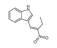 3-(2-nitro-but-1-enyl)-indole结构式