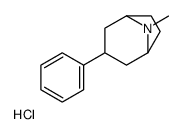 8-methyl-3-phenyl-8-azabicyclo[3.2.1]octane,hydrochloride结构式