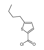 2-Thiophenecarbonyl chloride, 5-butyl- (9CI) structure