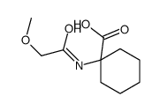 1-[(2-methoxyacetyl)amino]cyclohexane-1-carboxylic acid结构式