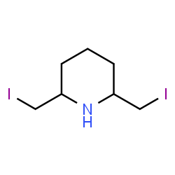 2,6-Bis(iodomethyl)piperidine结构式