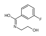 3-fluoro-N-(2-hydroxyethyl)benzamide结构式