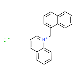 1-(1-Naphthylmethyl)quinolinium chloride结构式