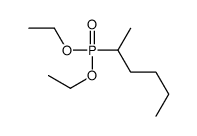 2-diethoxyphosphorylhexane结构式