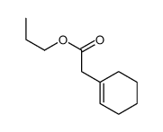 propyl 2-(cyclohexen-1-yl)acetate结构式