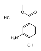 methyl 3-amino-4-hydroxybenzoate,hydrochloride结构式