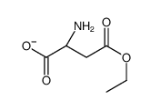 (2R)-2-amino-4-ethoxy-4-oxobutanoate Structure