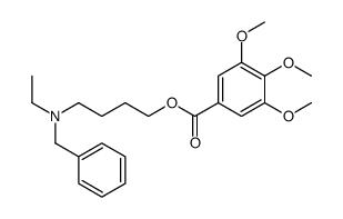 4-[benzyl(ethyl)amino]butyl 3,4,5-trimethoxybenzoate Structure