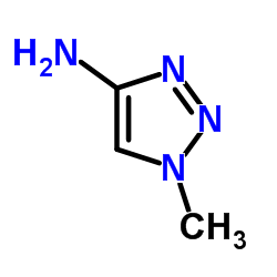 1-甲基-4-氨基-1,2,3-三唑结构式