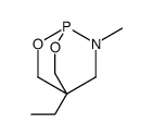 4-ethyl-7-methyl-2,6-dioxa-7-aza-1-phosphabicyclo[2.2.2]octane Structure