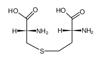 4-(2-Amino-2-carboxyethylthio)-2-aminobutyric acid Structure